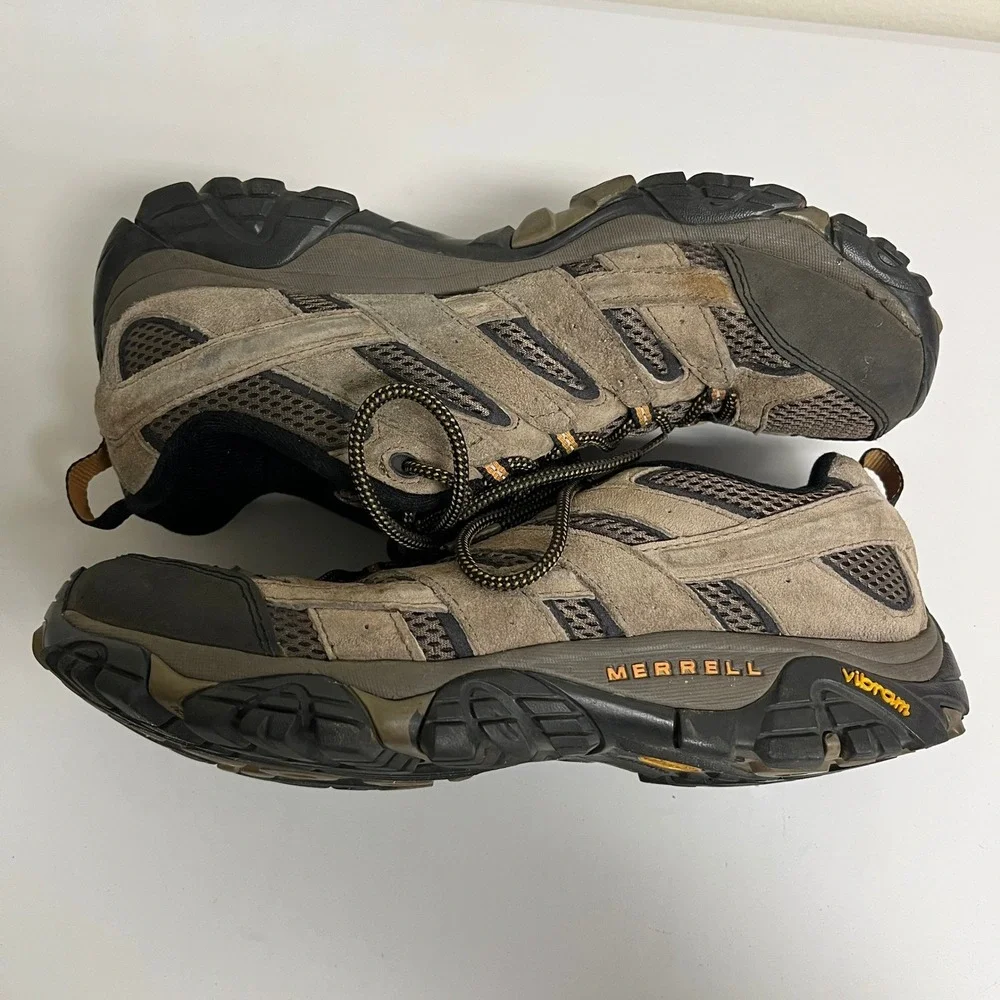 Merrell Moab 2 Ventilator Mens 10W Earth Brown Hiking Shoes J06011W Vibram